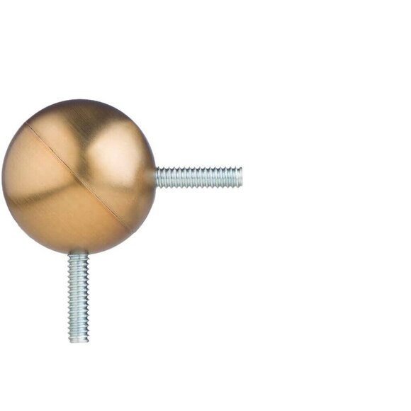 Ivilon Bay Window Curtain Rod Connector for Rods 5/8 to 1-1/8 Inch Warm Gold One - Picture 5 of 5